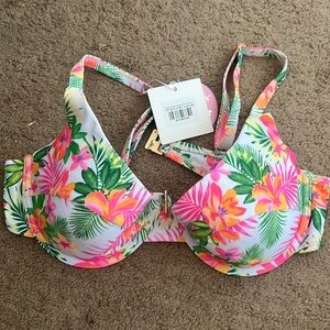Tropical bikini top